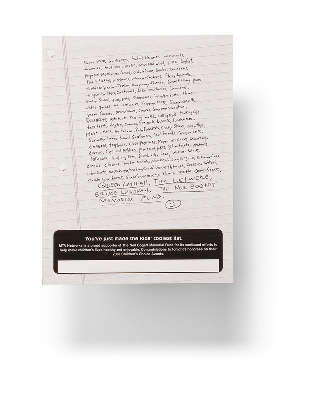 KID’S LIST AD